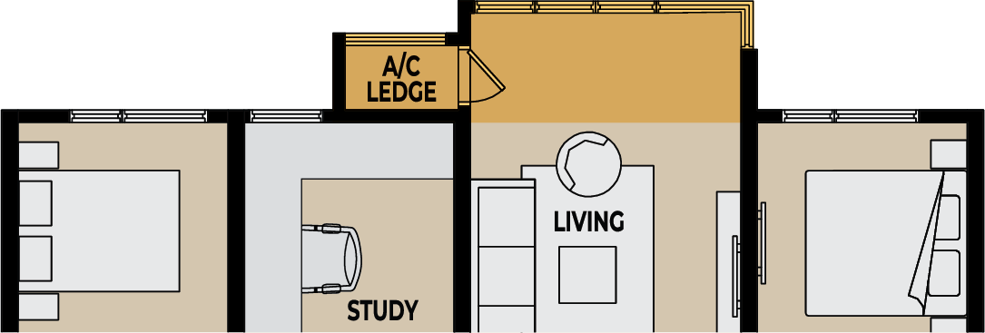 Lighthauz 1 Type B2 layout plan